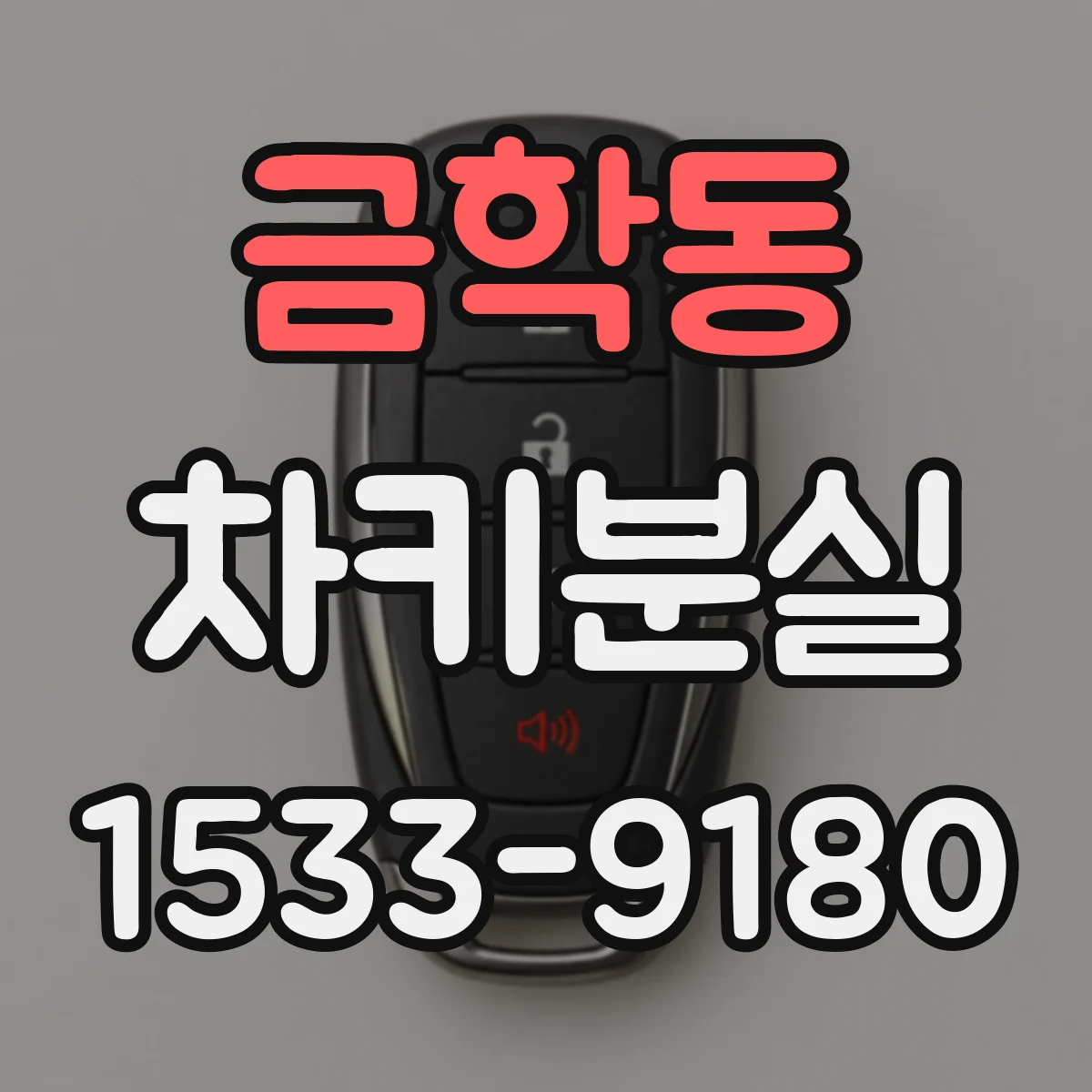 금학동 차키분실