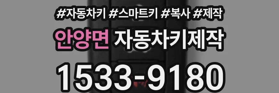 안양면 자동차키제작