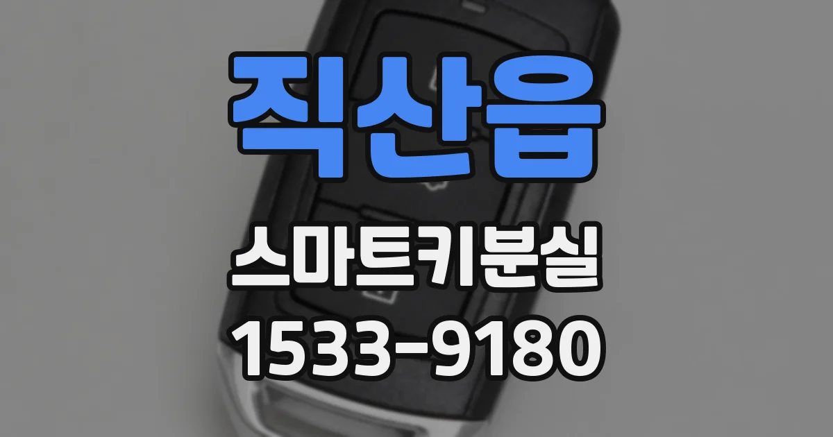 직산읍 스마트키분실