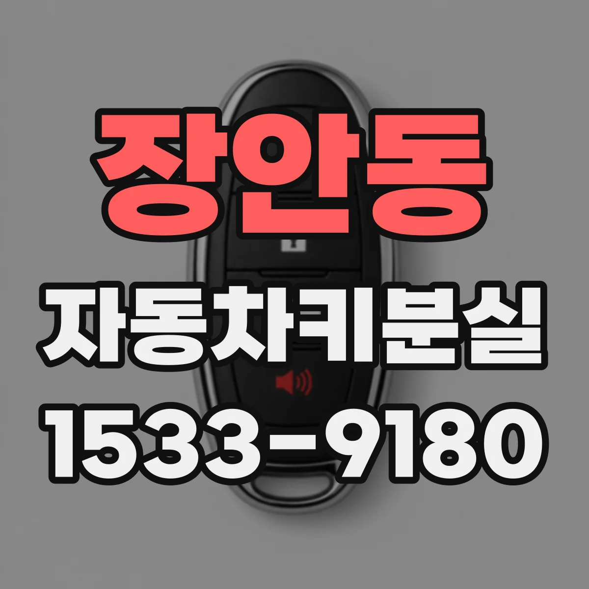 장안동 자동차키분실