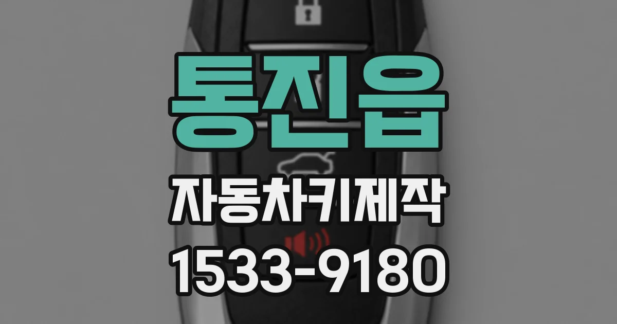 통진읍 자동차키제작