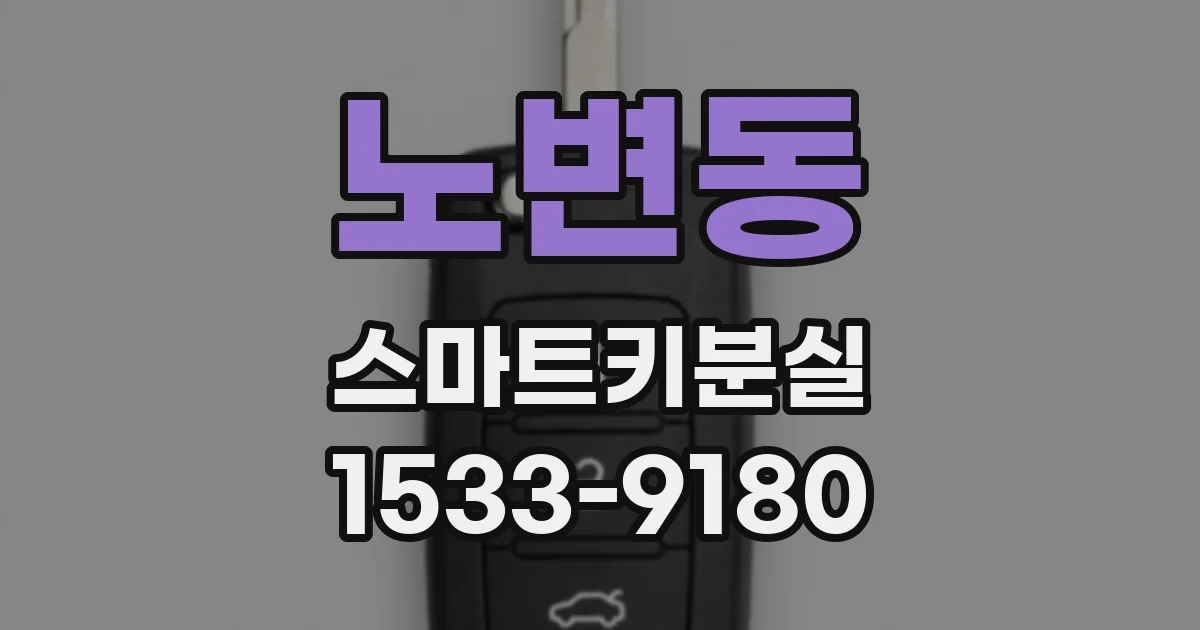 노변동 스마트키분실