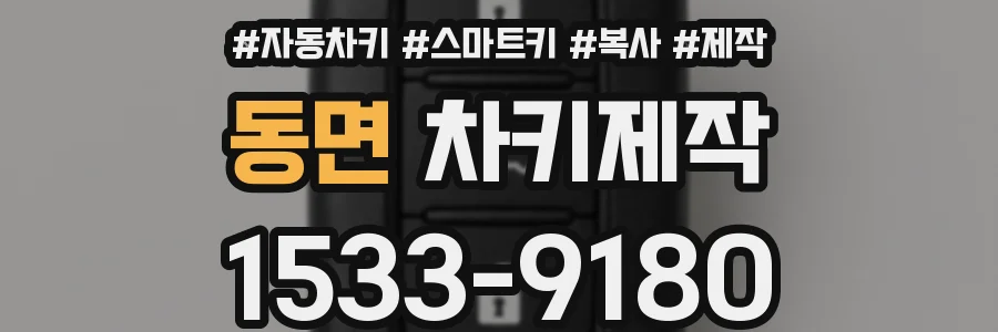 동면 차키제작