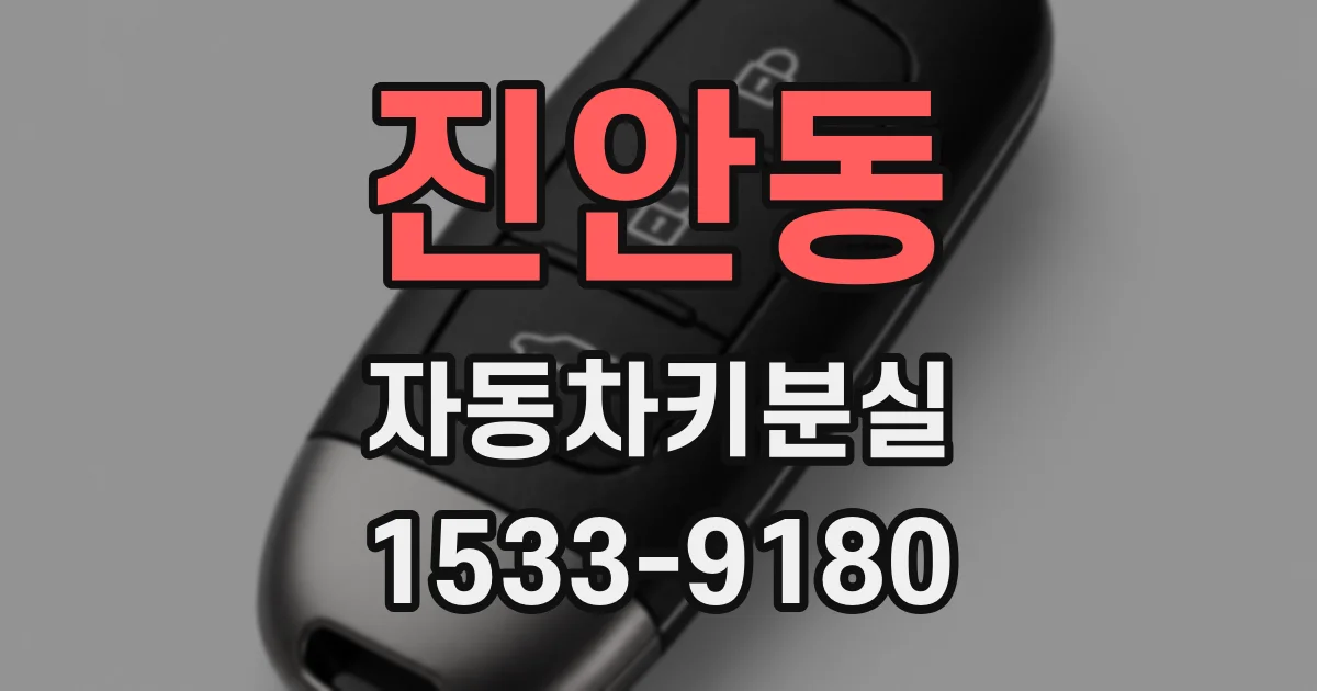 진안동 자동차키분실