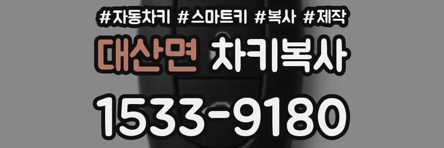 대산면 차키복사