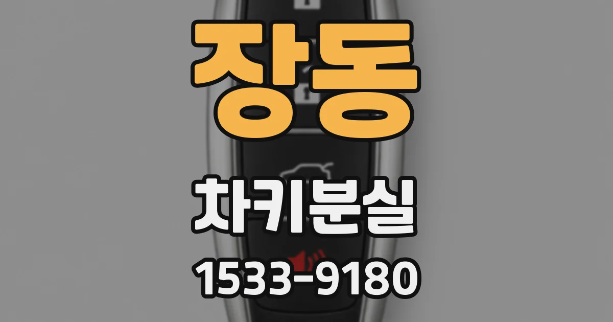 장동 차키분실