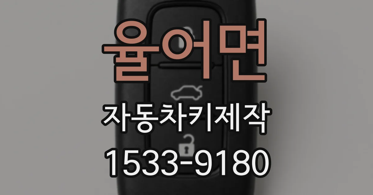 율어면 자동차키제작