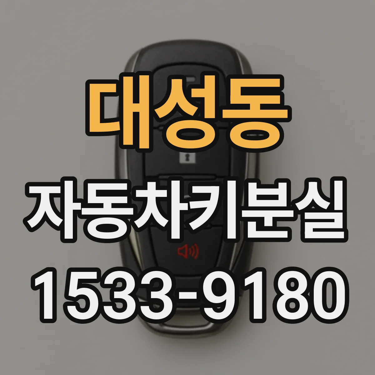 대성동 자동차키분실