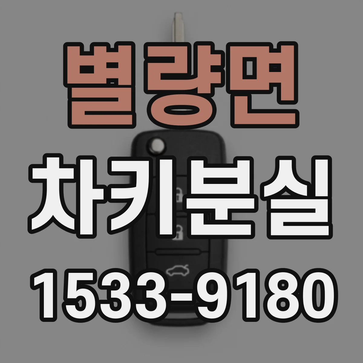 별량면 차키분실