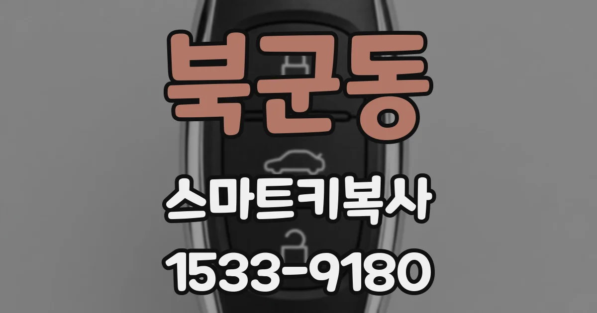 북군동 스마트키복사
