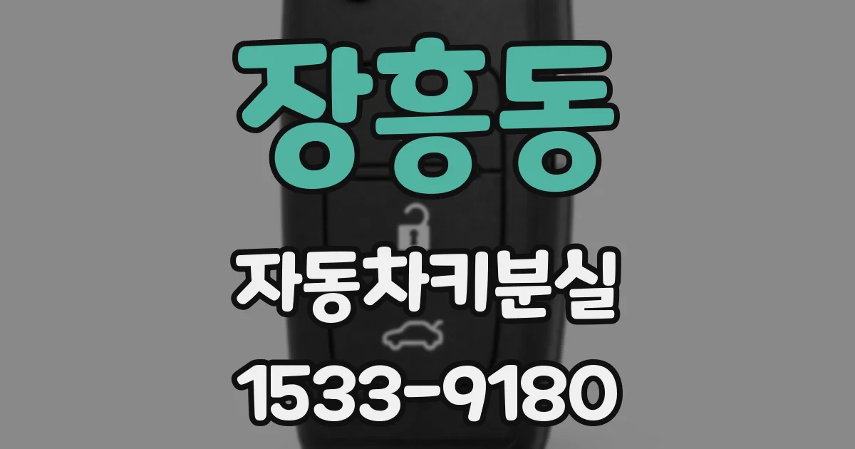 장흥동 자동차키분실