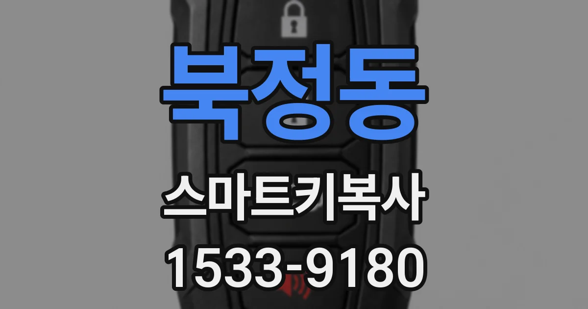북정동 스마트키복사