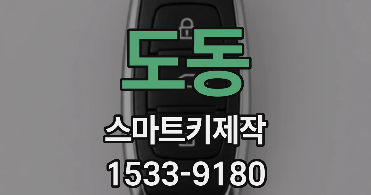 도동 스마트키제작