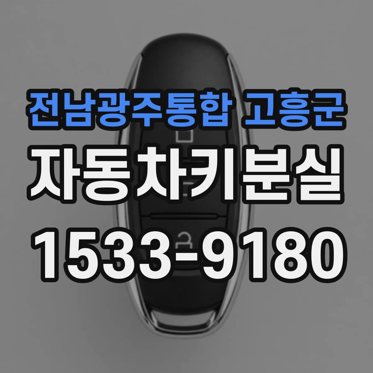 전남광주통합 고흥군 자동차키분실