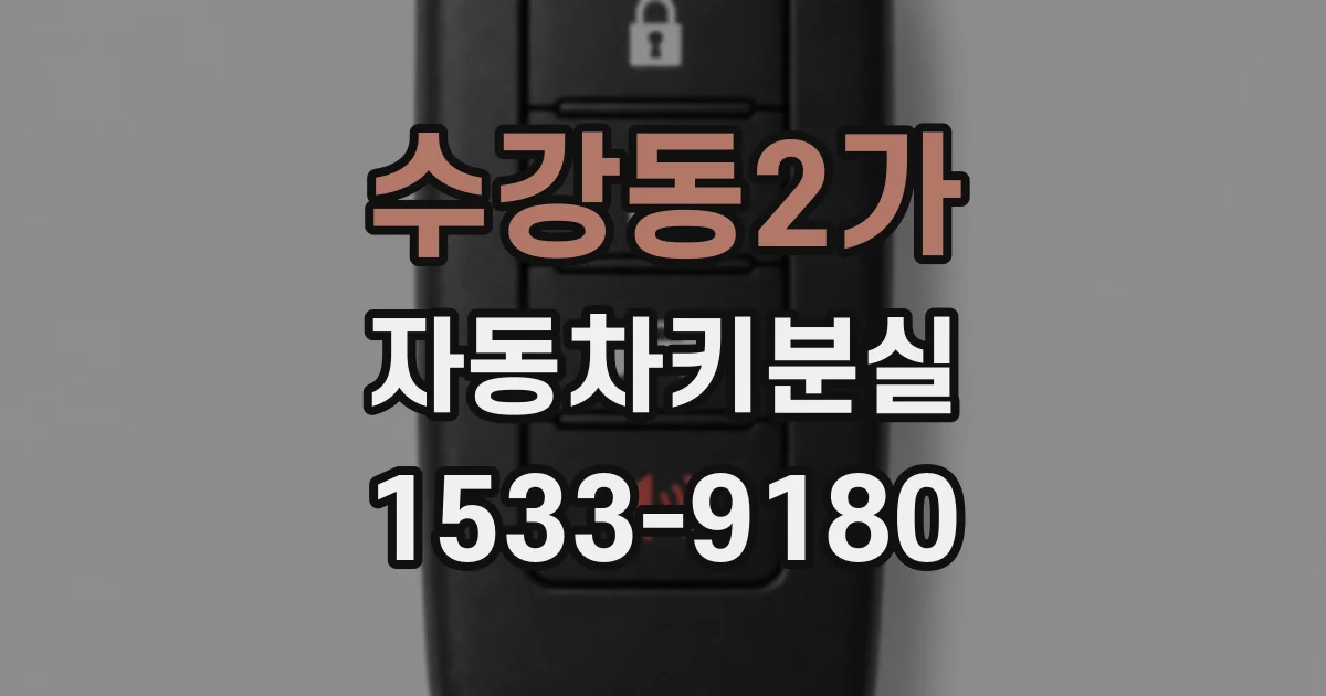 수강동2가 자동차키분실