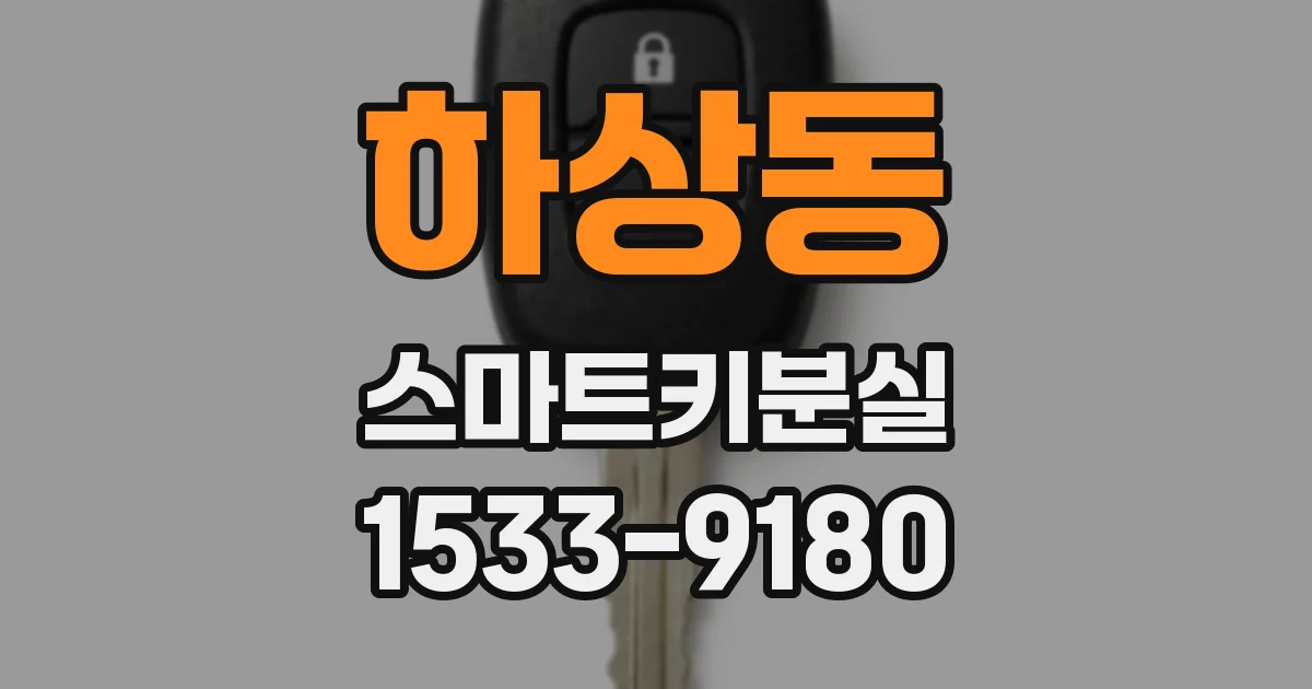하상동 스마트키분실