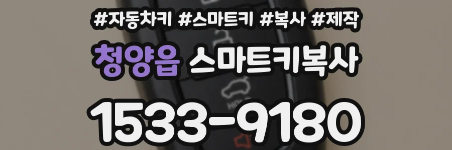 청양읍 스마트키복사