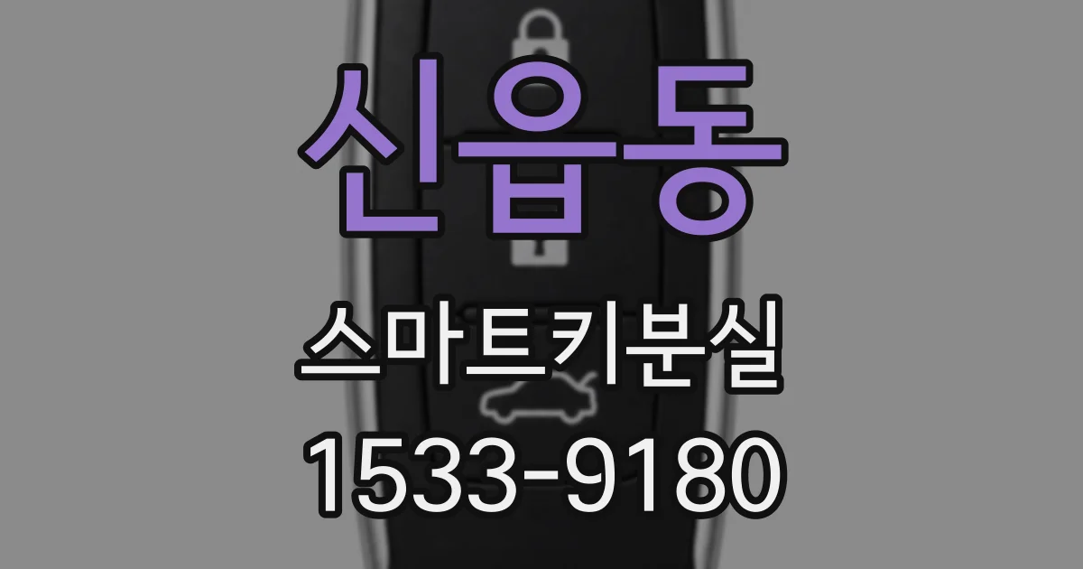 신읍동 스마트키분실