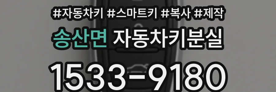 송산면 자동차키분실