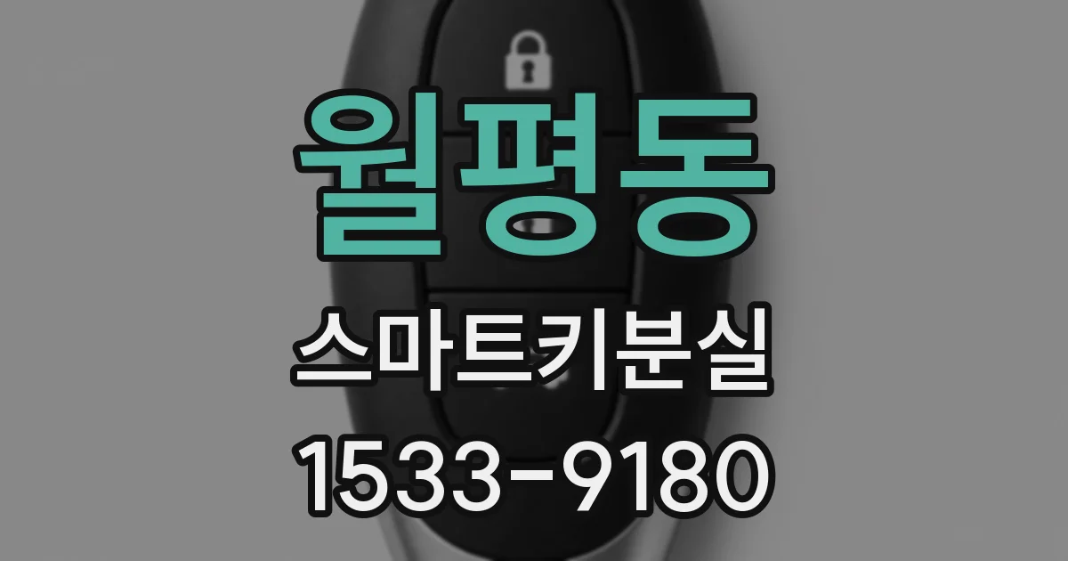 월평동 스마트키분실