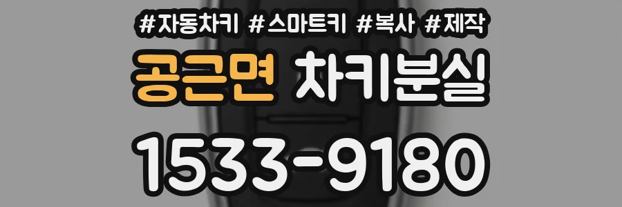 공근면 차키분실