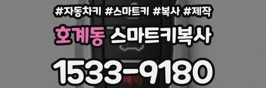 호계동 스마트키복사