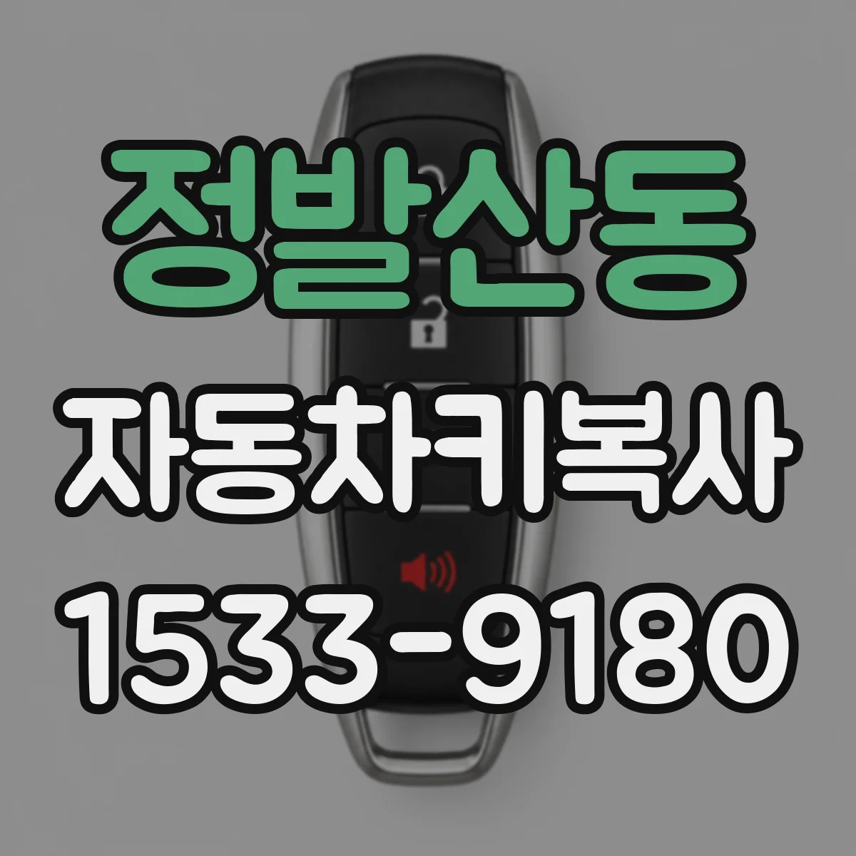 정발산동 자동차키복사