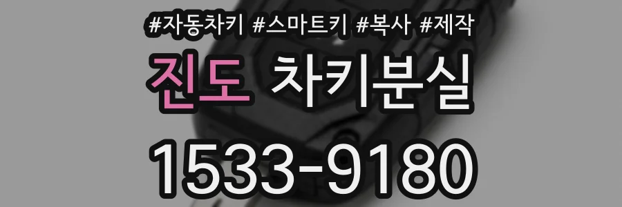 진도 차키분실