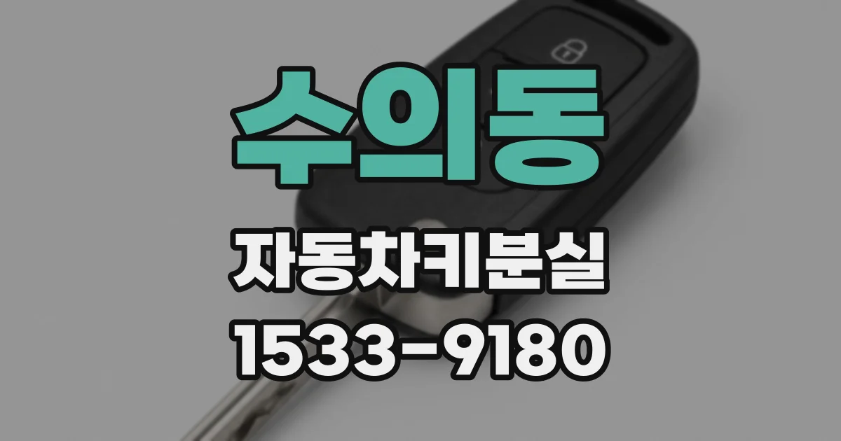 수의동 자동차키분실
