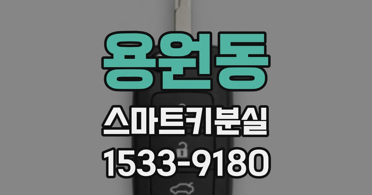 용원동 스마트키분실