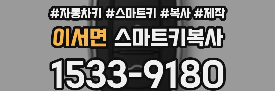 이서면 스마트키복사