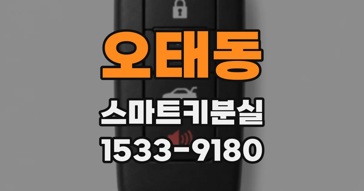 오태동 스마트키분실