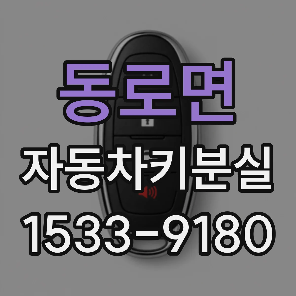 동로면 자동차키분실
