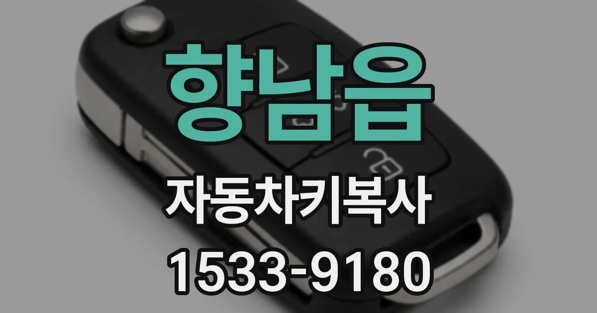 향남읍 자동차키복사