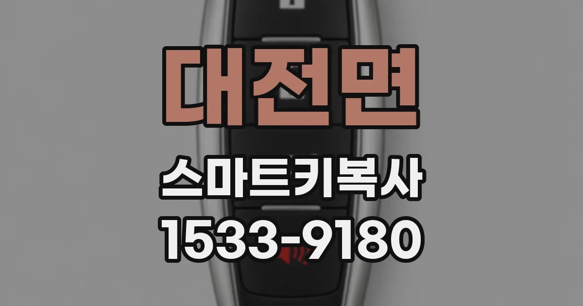 대전면 스마트키복사