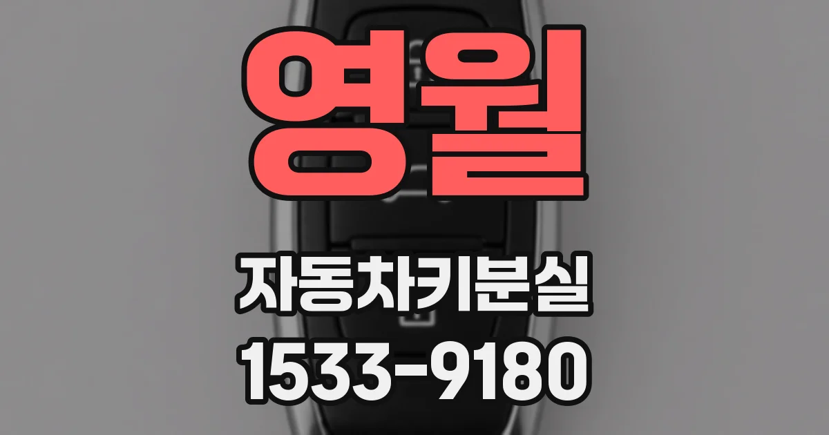 영월 자동차키분실