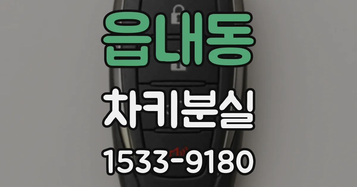 읍내동 차키분실