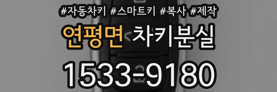연평면 차키분실