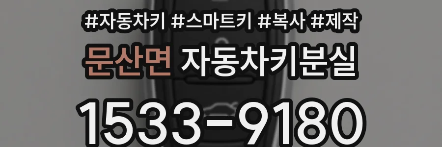 문산면 자동차키분실