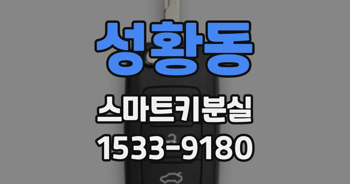 성황동 스마트키분실