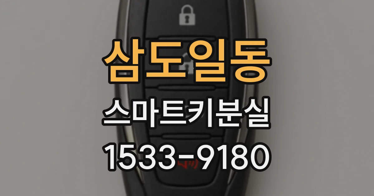 삼도일동 스마트키분실