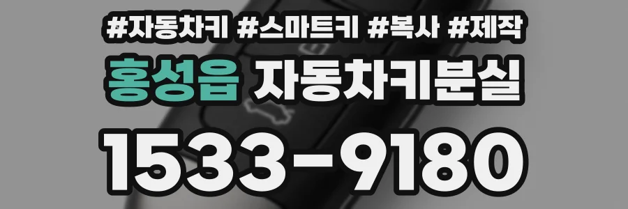 홍성읍 자동차키분실