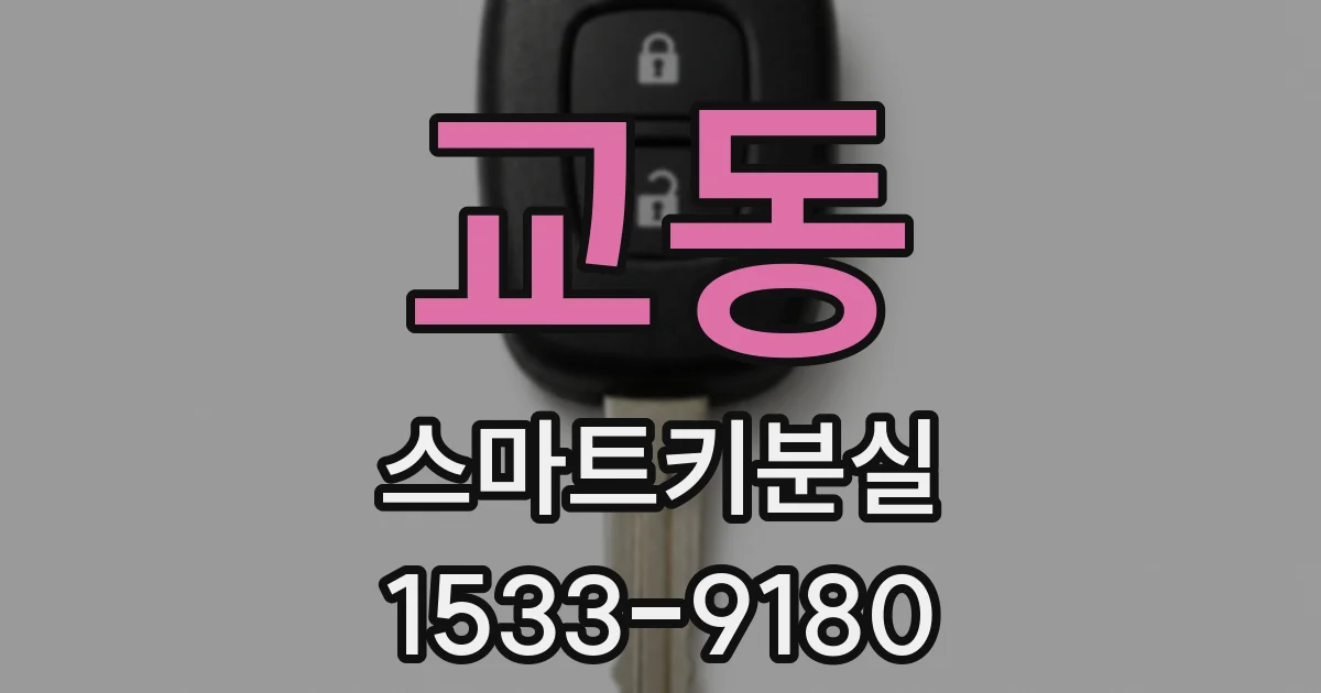 교동 스마트키분실