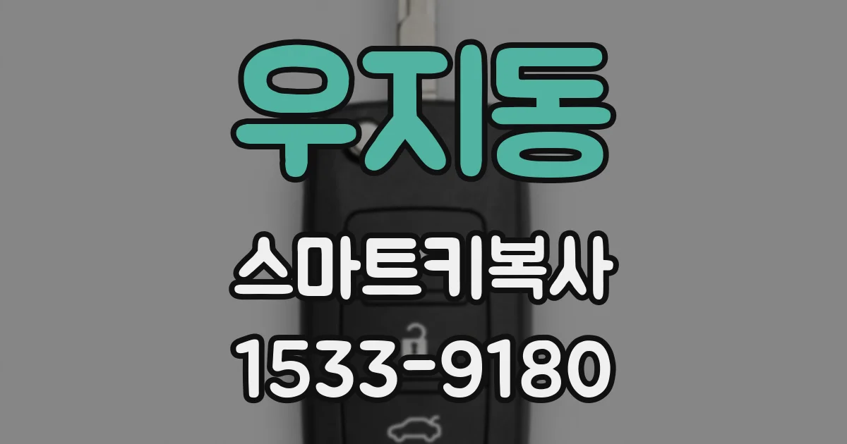 우지동 스마트키복사