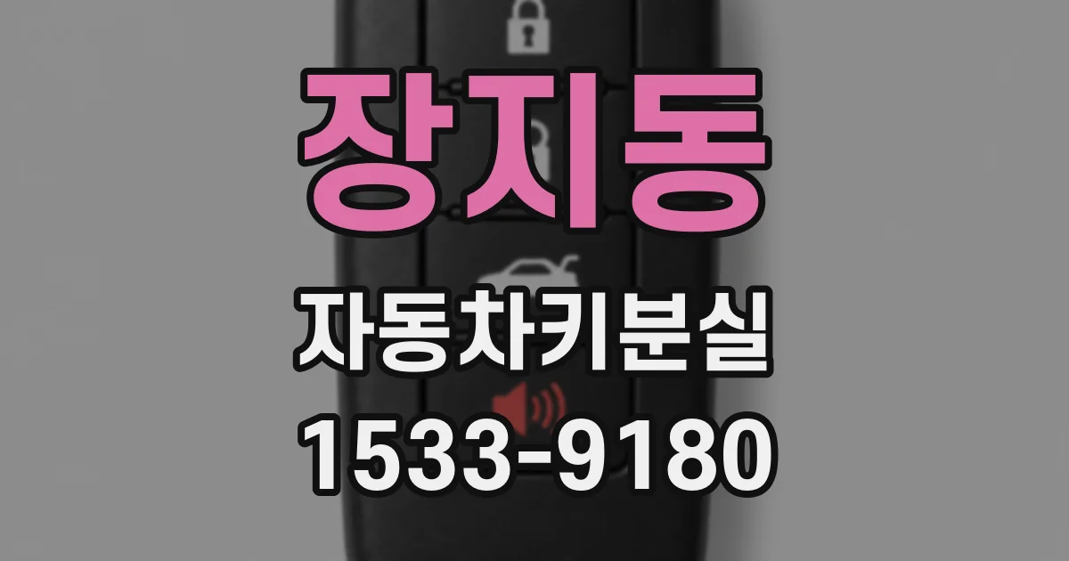 장지동 자동차키분실