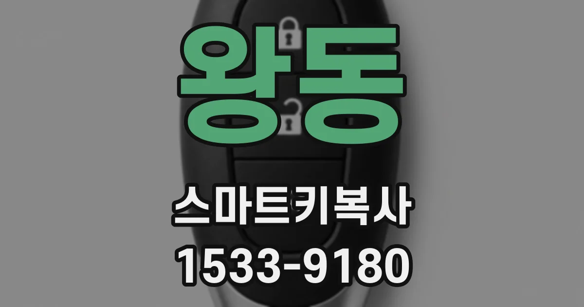 왕동 스마트키복사