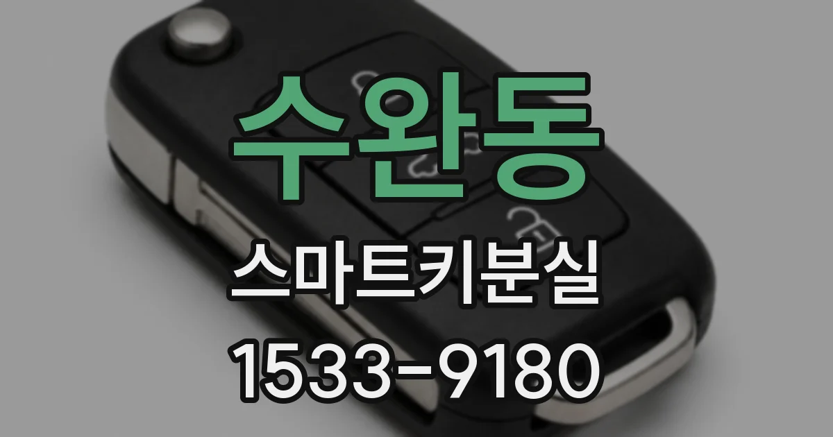 수완동 스마트키분실