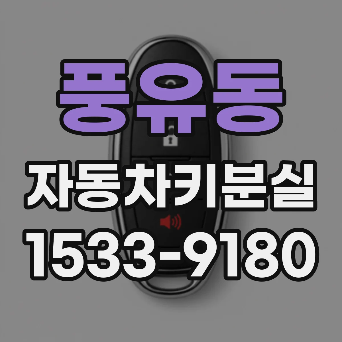 풍유동 자동차키분실