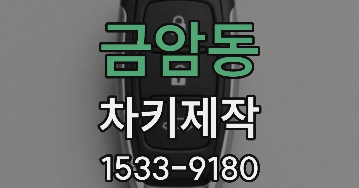 금암동 차키제작