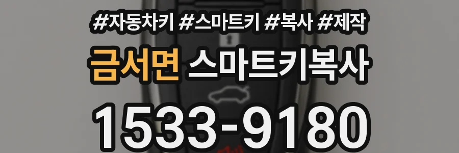 금서면 스마트키복사